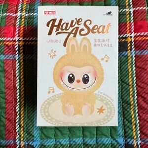 Pop Mart Have A Seat Labubu Figure Zizi New Unopened